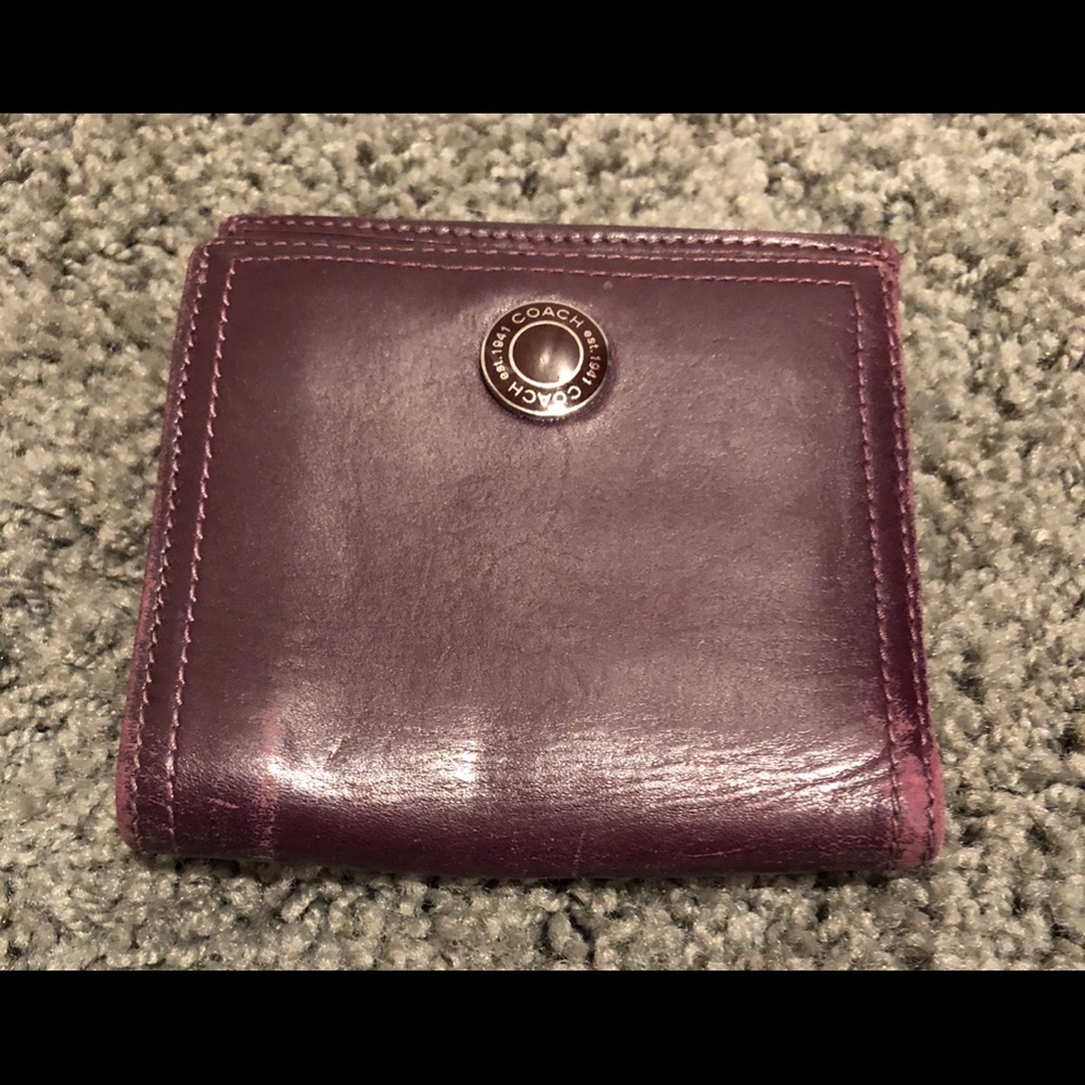 Authentic Coach Leather Wallet